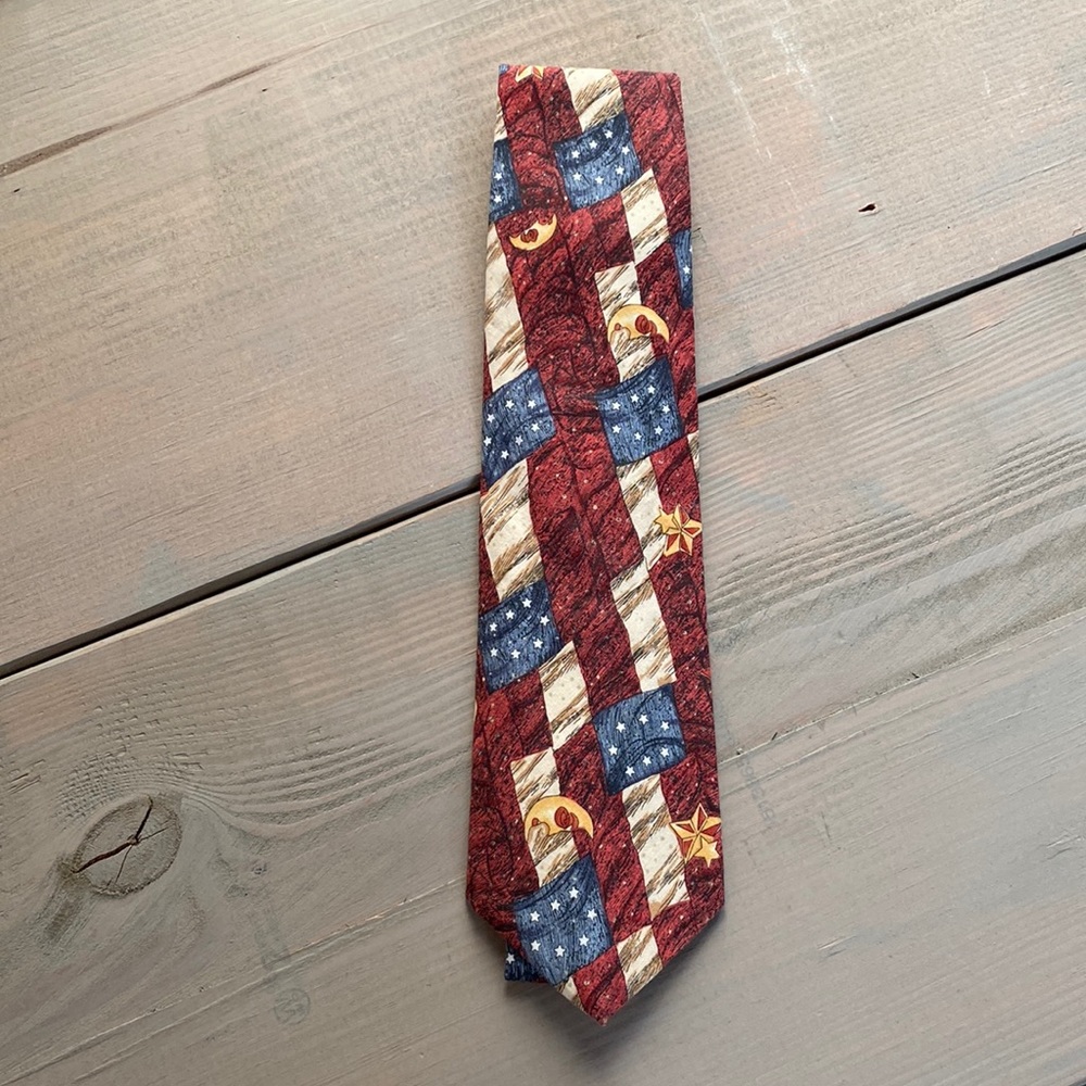 Beans McGee Mens Americana Tie